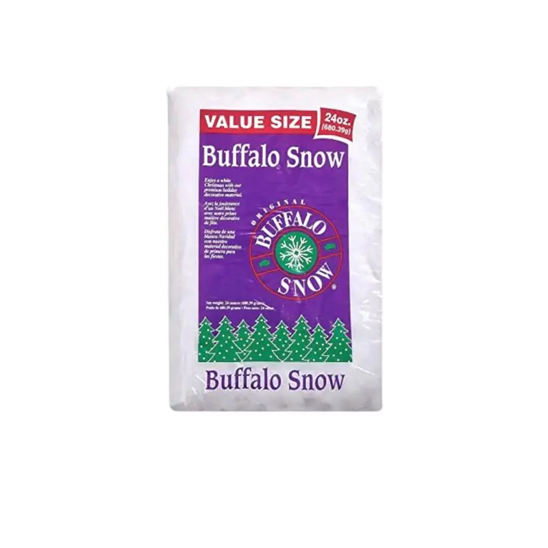 Clearance Buffalo Snow Fluff Table Decor Polyester 1 pk, Pack of 12
