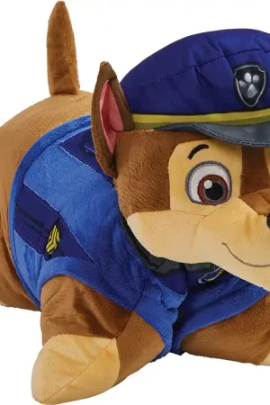 My Pillow Pets Paw Patrol Chase Plush Toy Blue/Brown 1 pc, Pack of 4 Save Now