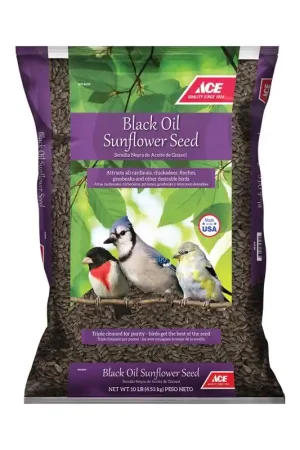 New Release Ace Songbird Black Oil Sunflower Seed Wild Bird Food 10 lb