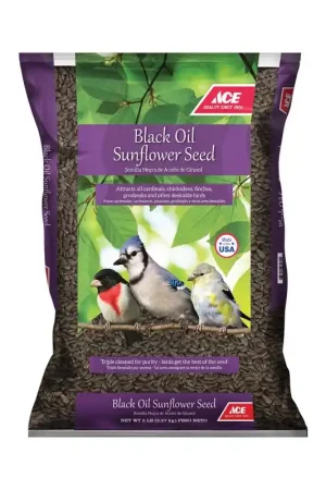 Fast Shipping Ace Songbird Black Oil Sunflower Seed Wild Bird Food 5 lb