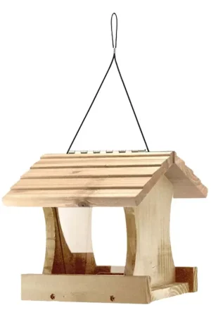 Audubon Wild Bird 2.5 lb Cedar Platform Bird Feeder 1 ports Save Now