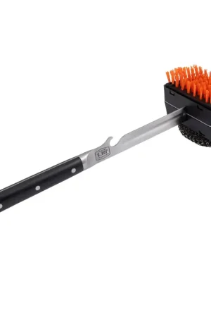Special Offer Oklahoma Joe's Blacksmith Grill Brush with Scraper 3.75 in. H X 4.75 in. L X 3.75 in. W 1 pk