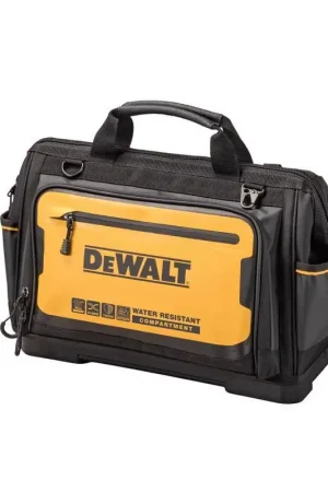 DeWalt Polyester/Tarpaulin Open Mouth All-Purpose Tool Bag 19 pocket Black/Yellow 1 pc Top Pick