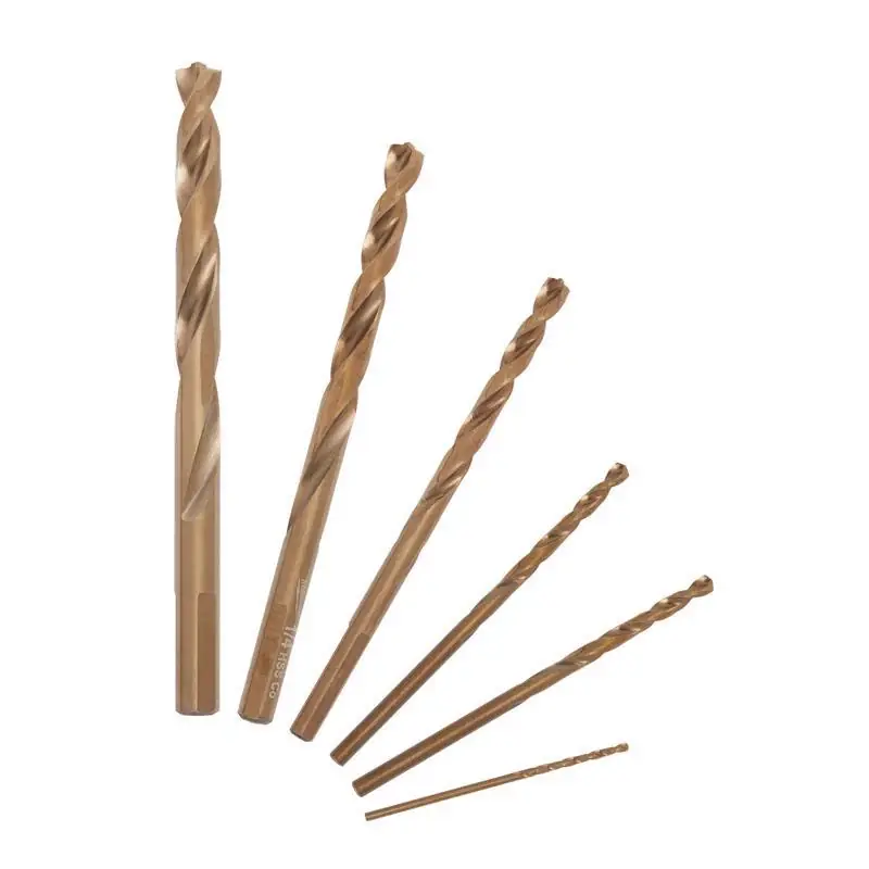 Milwaukee Red Helix 2.87 in. L Cobalt Drill Bit Set 6 pc Price Cut