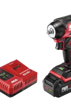 Save Now SKIL 20V PWR CORE 20 3/8 in. Cordless Brushless Compact Impact Wrench Kit (Battery & Charger)
