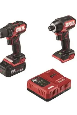 SKIL 20V PWR Core 20 Compact Cordless Brushless 2 Tool Compact Drill and Impact Driver Kit Grab Now