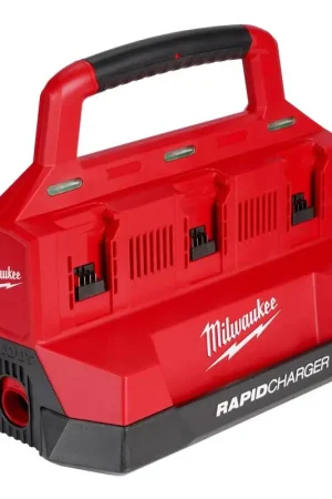 Premium Milwaukee M18 PACKOUT 18 V 6-Port Battery Rapid Charger 1 pc