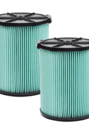 Craftsman 6.75 in. D HEPA Media Wet/Dry Vac Cartridge Filter 5-20 gal 2 pc Hot Picks