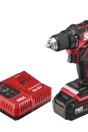SKIL 20V PWR CORE 20 1/2 in. Brushless Cordless Drill/Driver Kit (Battery & Charger) Factory Price