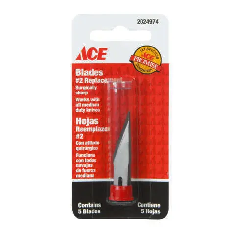 Ace Medium Duty Replacement Blade 5 pk Affordable