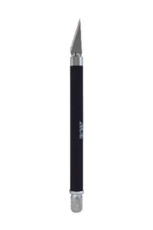 Ace 4 in. Fixed Blade Hobby Knife Black 1 pk Reduced Price