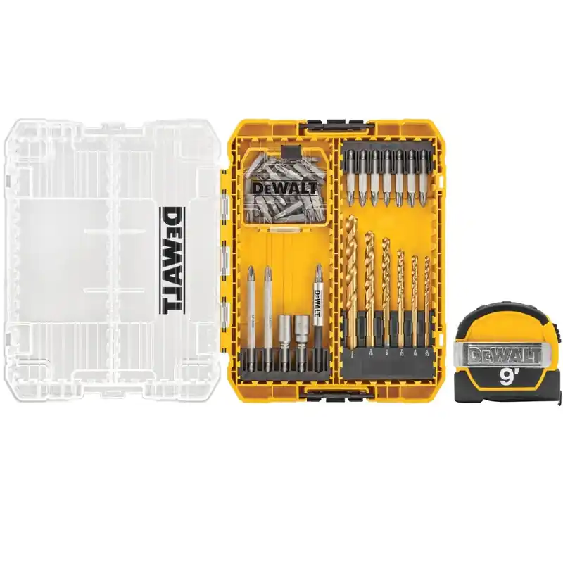 DeWalt Drill Drive Set with Tape Measure 52 pc Bargain