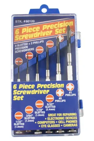 Free Returns Best Way Tools Precision Driver Set 6 pc