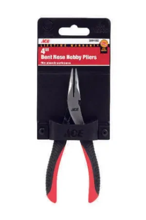 Ace 4 in. Alloy Steel Bent Nose Pliers Must Have