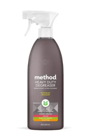 Method Lemongrass Scent Kitchen Degreaser 28 oz Spray, Pack of 8 Trusted Brand