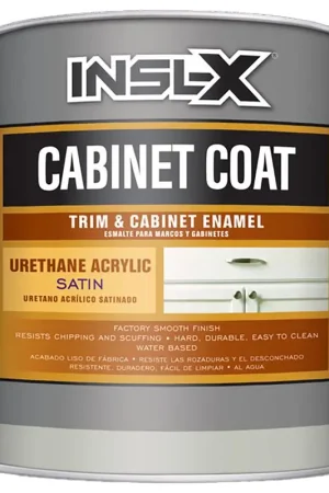 Insl-X Cabinet Coat Satin Base 1 Trim & Cabinet Enamel Interior 1 qt, Pack of 4 Last Chance