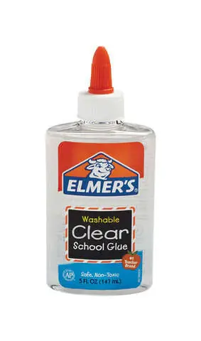 Certified Elmer's Super Strength Polyvinyl acetate homopolymer Clear Glue 5 oz, Pack of 24