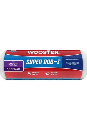 Next Day Delivery Wooster Super Doo-Z Fabric 7 in. W X 3/16 in. Regular Paint Roller Cover 1 pk, Pack of 12