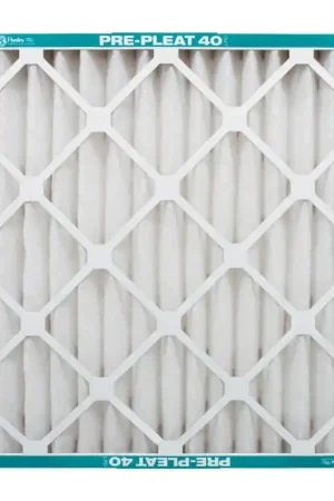 Flanders Pre-Pleat 24 in. W X 18 in. H X 1 in. D Synthetic 10 MERV Pleated Air Filter 1 pk, Pack of 12 Premium