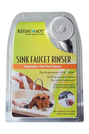 Rinse Ace Chrome Metal Sink Faucet Rinser Certified