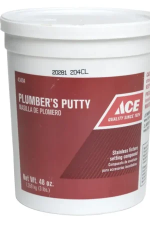 Ace Gray Plumbers Putty 3 lb Limited Offer