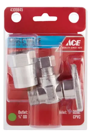 Ace CPVC Compression Brass Shut-Off Valve Direct From Factory
