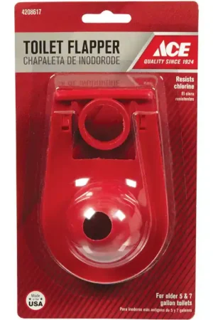 Last Chance Ace Toilet Flapper Red