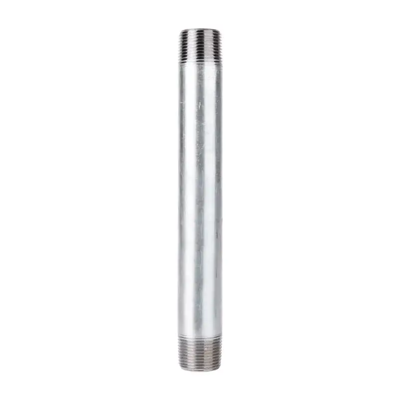 STZ Industries 1 in. MIP each X 1 in. D MIP Galvanized Steel 10 in. L Nipple Clearance