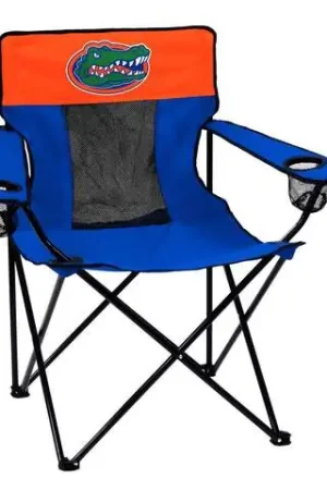 Logo Brands Elite Blue Florida Gator Folding Chair Time-Limited