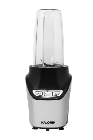 Crafted Kalorik Black/Silver Plastic Nutrition Blender Set 34 oz 3 speed
