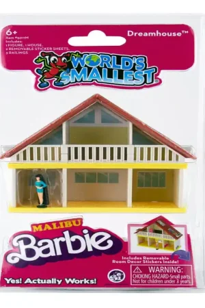 Direct From Factory World's Smallest Dreamhouse Malibu Barbie Multicolored 7 pc