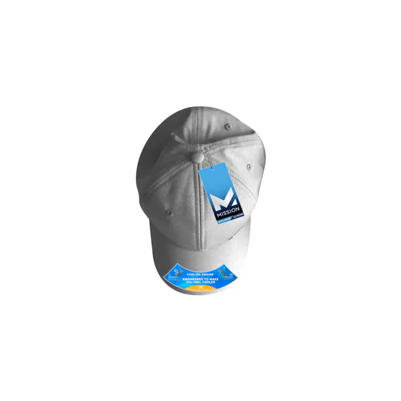High Quality Mission Cooling Performance Hat Alloy Heather Gray One Size Fits Most