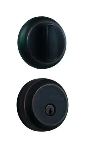 Brinks Push Pull Rotate Oil Rubbed Bronze Steel Deadbolt Same Day Shipping