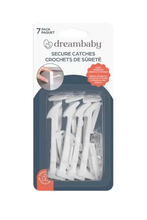 Cheap Dreambaby White Plastic Cabinet Catches 7 pk