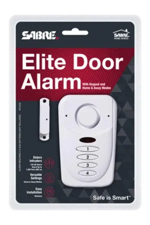 Don't Miss Out Sabre Elite White Plastic Door Alarm