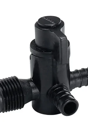 Flair-It Ecopoly 1/2 in. Crimp X 1/2 in. MPT Plastic 3-Way Valve Hot Deal