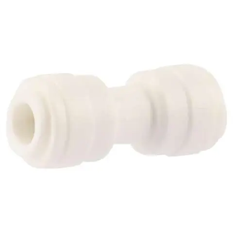 SharkBite Push to Connect 1/4 in. PTC X 1/4 in. D PTC Polypropylene Coupling Same Day Shipping