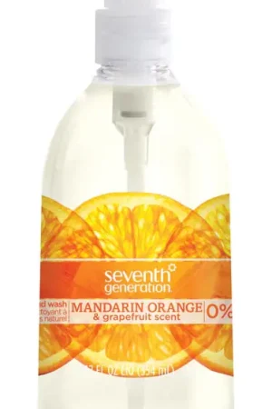Seventh Generation Mandarin Orange & Grapefruit Scent Liquid Hand Soap 12 oz Discount