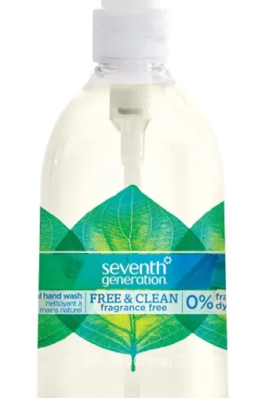 Seventh Generation Free and Clean No Scent Liquid Hand Soap 12 oz Must Have