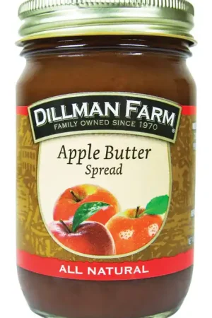 Seasonal Sale Dillman Farm All Natural Apple Butter Spread 14 oz Jar, Pack of 6