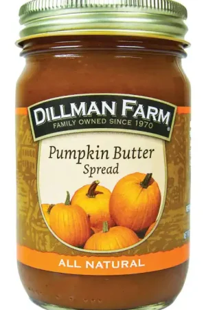 Dillman Farm All Natural Pumpkin Butter Spread 15 oz Jar, Pack of 6 Don't Miss Out