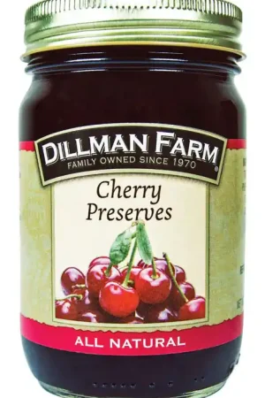 Dillman Farm All Natural Cherry Preserves 16 oz Jar, Pack of 6 Place Order