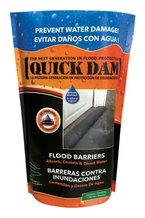 Quick Dam Flood Barrier 3.5 in. H X 6.5 in. W X 60 in. L Flood Barrier 1 pk Clearance