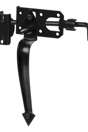 Hot Picks National Hardware 3 in. H X 1.5 in. W Zinc-Plated Steel Left or Right Handed Ornamental Gate Latch