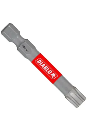Diablo DT402P1 Screwdriver Insert Bit, #40 Drive, Torx Drive, 2 in L, 1/PK Special Offer