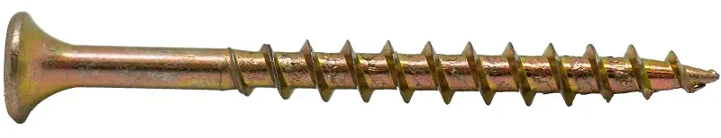 ProFIT 0333179G Multi-Purpose Screw, #9 Thread, 3 in L, Coarse Thread, Bugle Head, Star Drive, Yellow Zinc, 25 lb Flash Sale