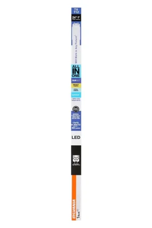 Sylvania 41205 LED Bulb, Linear, Type AB Universal, T8 Lamp, 17 W Equivalent, G13 Fluorescent Pin Lamp Base, Frosted Discount