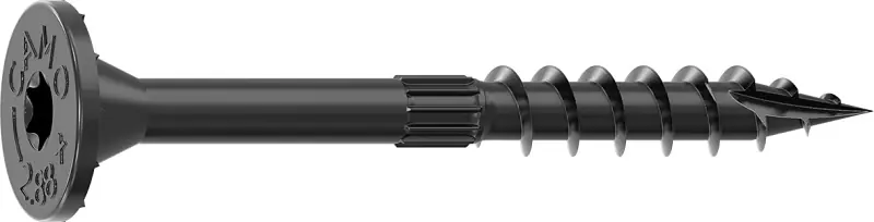 Bargain Camo 0366180 Structural Screw, 5/16 in Thread, 2-7/8 in L, Flat Head, Star Drive, Sharp Point, 10/PK