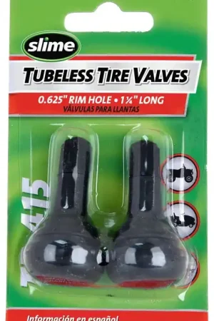 Price Cut Slime 20161/2079-A Tubeless Tire Valve, Rubber, 2 PK, For: TR415 Tires, Pack of 4