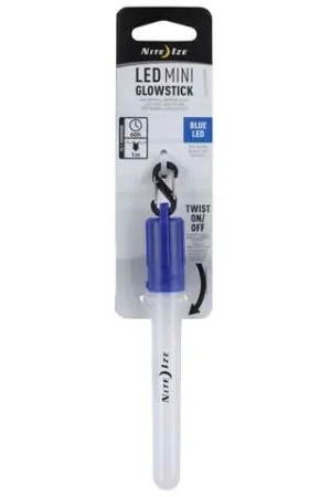 Brand New Nite Ize Mini Glowstick 60 lm Blue LED Glow Stick AG-3 Battery